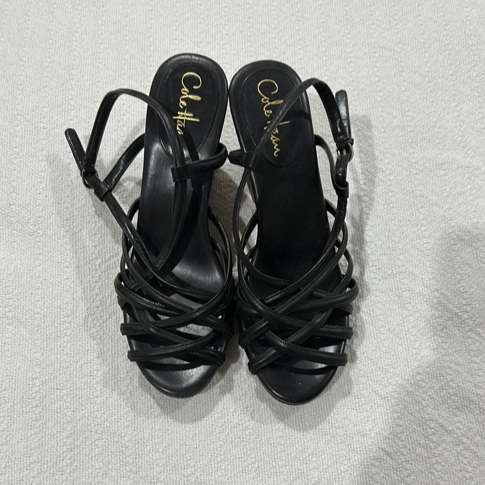 Cole Haan Women's Black Strappy Sandals